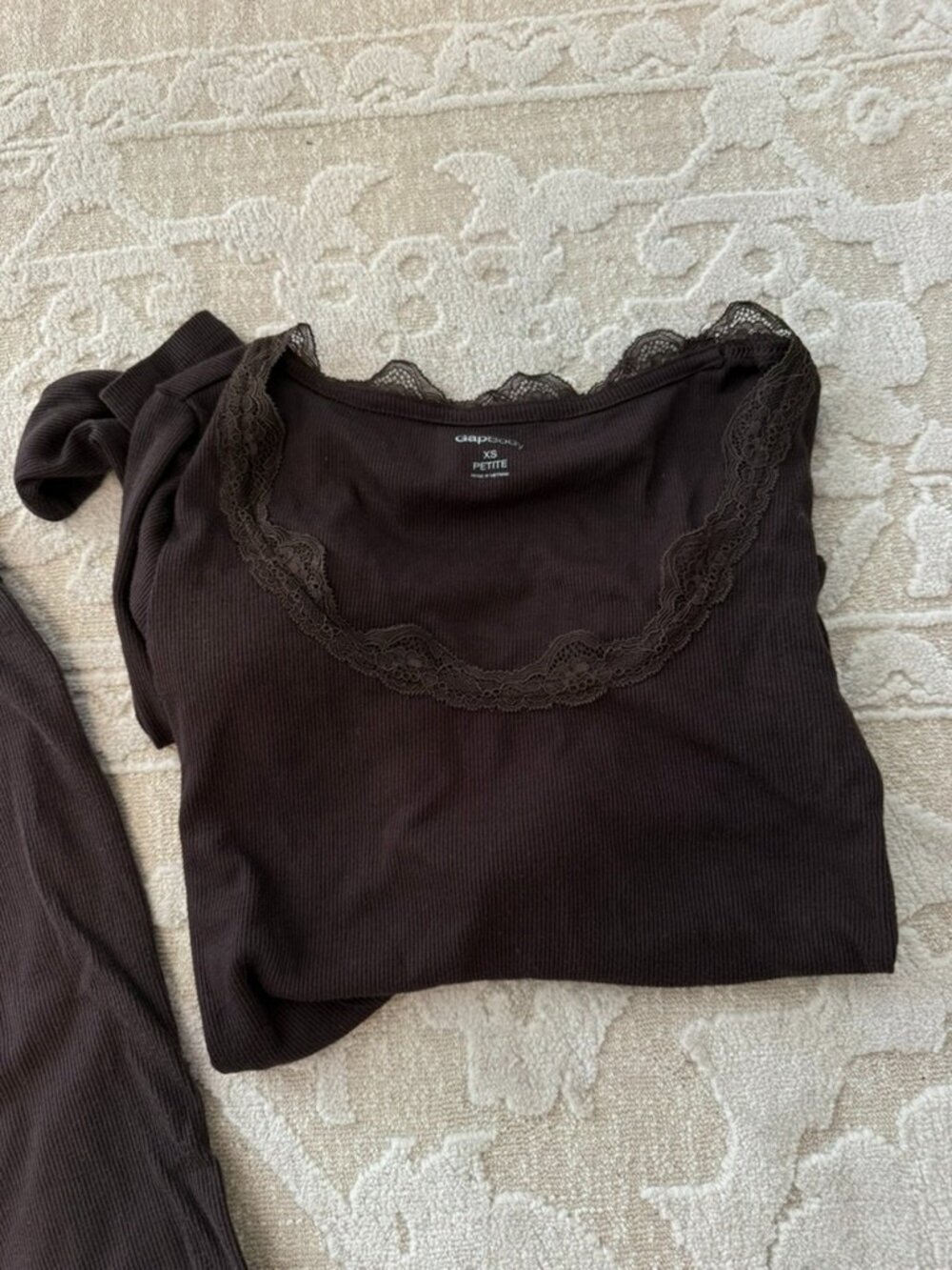 Gap Ribbed Pajama Set